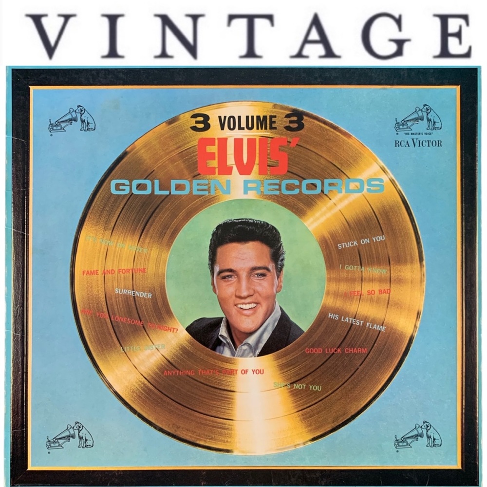 Vintage Vinyl | Elvis'  Golden Records Volume 3